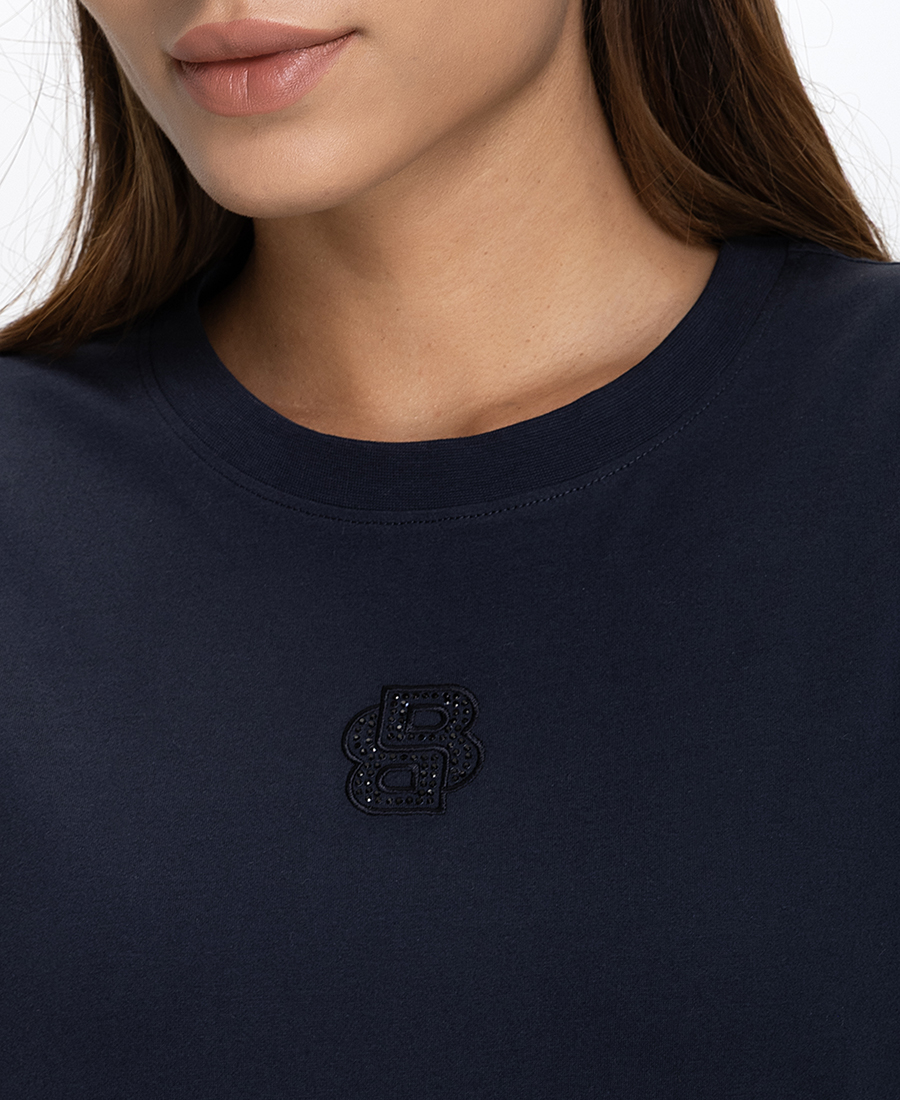 Boss Γυναικείο T-shirt Regular Fit Με Κεντημένο Λογότυπο φωτογραφία