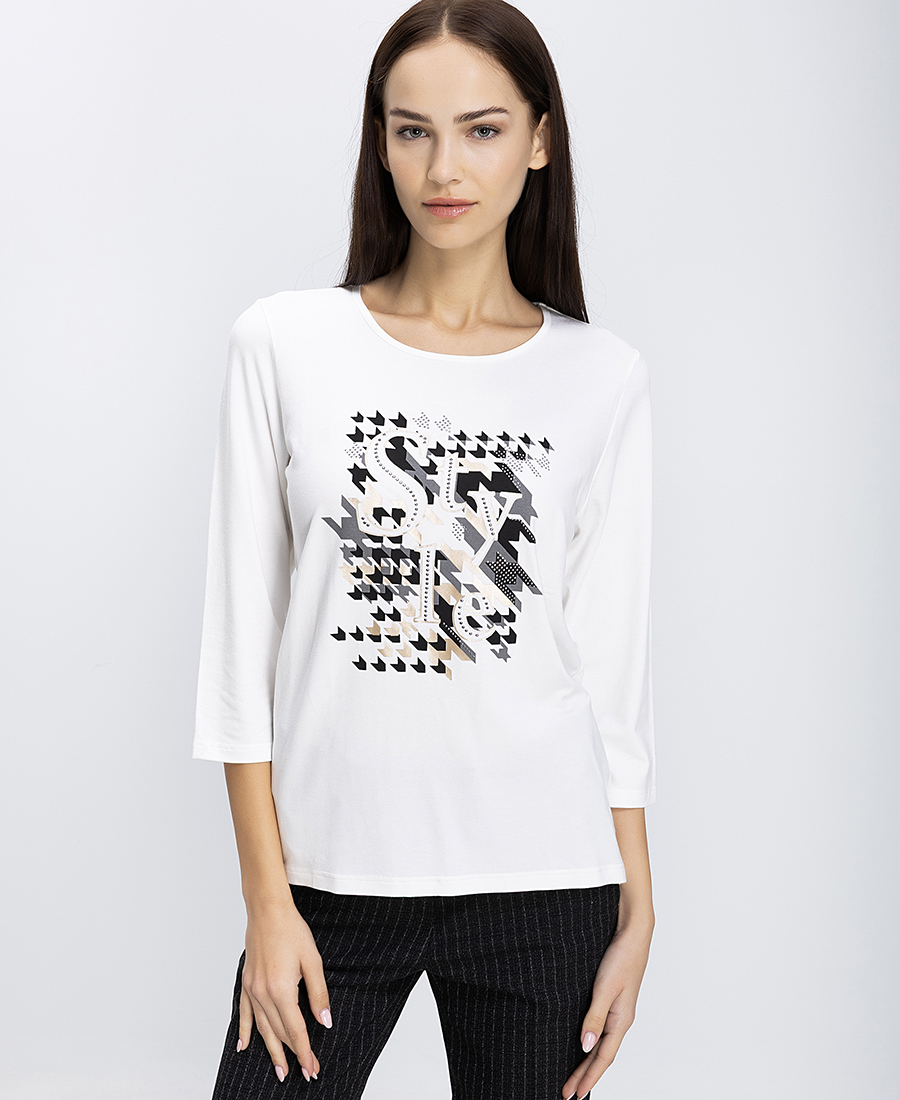 Γυναικεία Μπλούζα Με Graphic Print