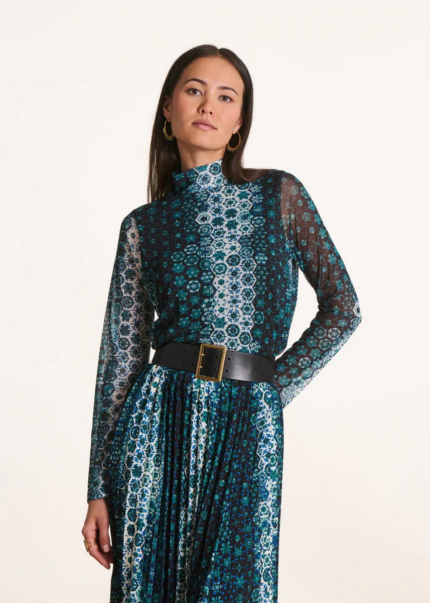 La Fee Maraboutee Γυναικείο Τοπ Με Γεωμετρικό Print