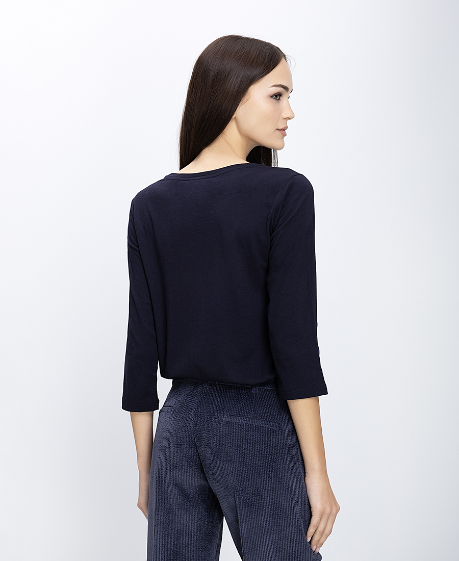 Monari Γυναικείο T-Shirt Με Print Και Μανίκια 3/4 φωτογραφία