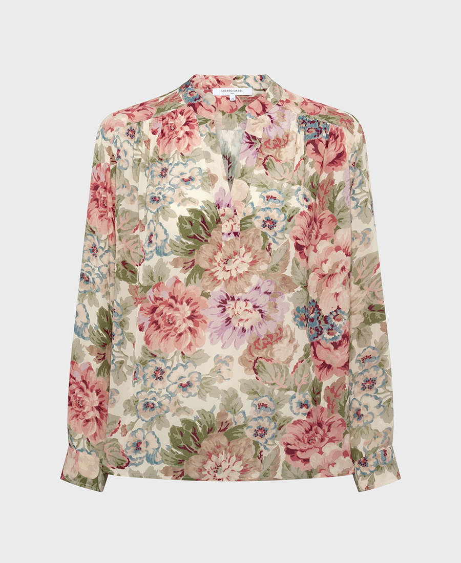 Gerard Darel Floral μπλούζα φωτογραφία