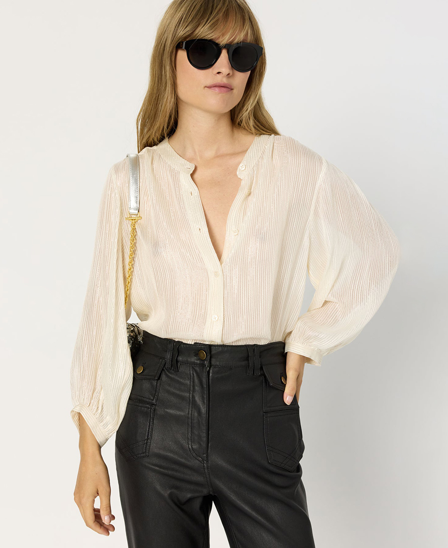 Gerald Darel Gerard Darel Ριγέ Πουκάμισο με Lurex