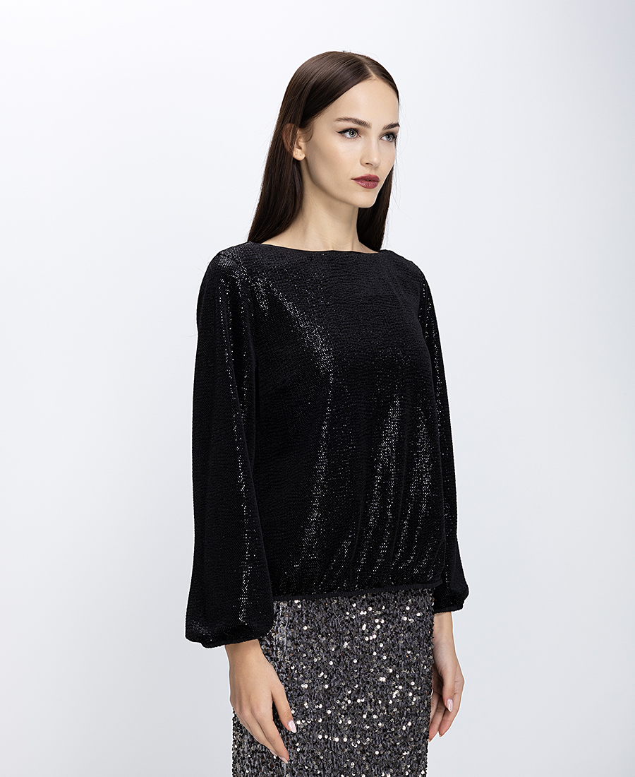 Elena Miro Elena Miro Γυναικεία Μπλούζα Lurex