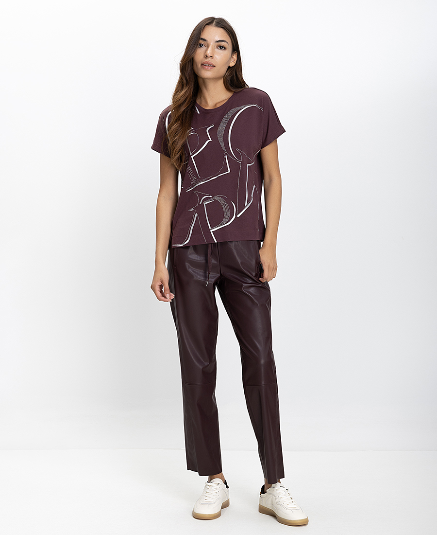 Gerry Weber Γυναικεία Μπλούζα Regular Fit Με Λογότυπο Και Διακριτική Λάμψη φωτογραφία
