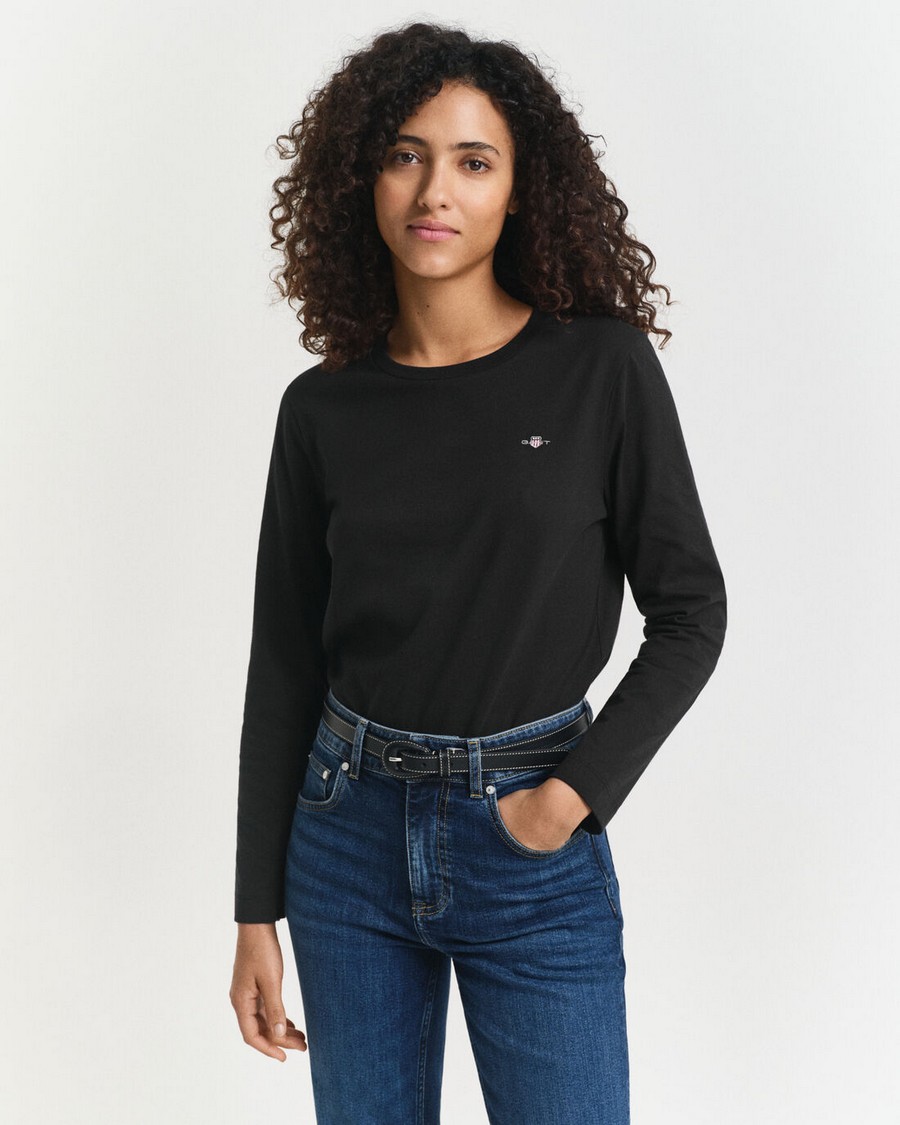 Gant Γυναικείο T-shirt Regular Fit Βαμβακερό φωτογραφία