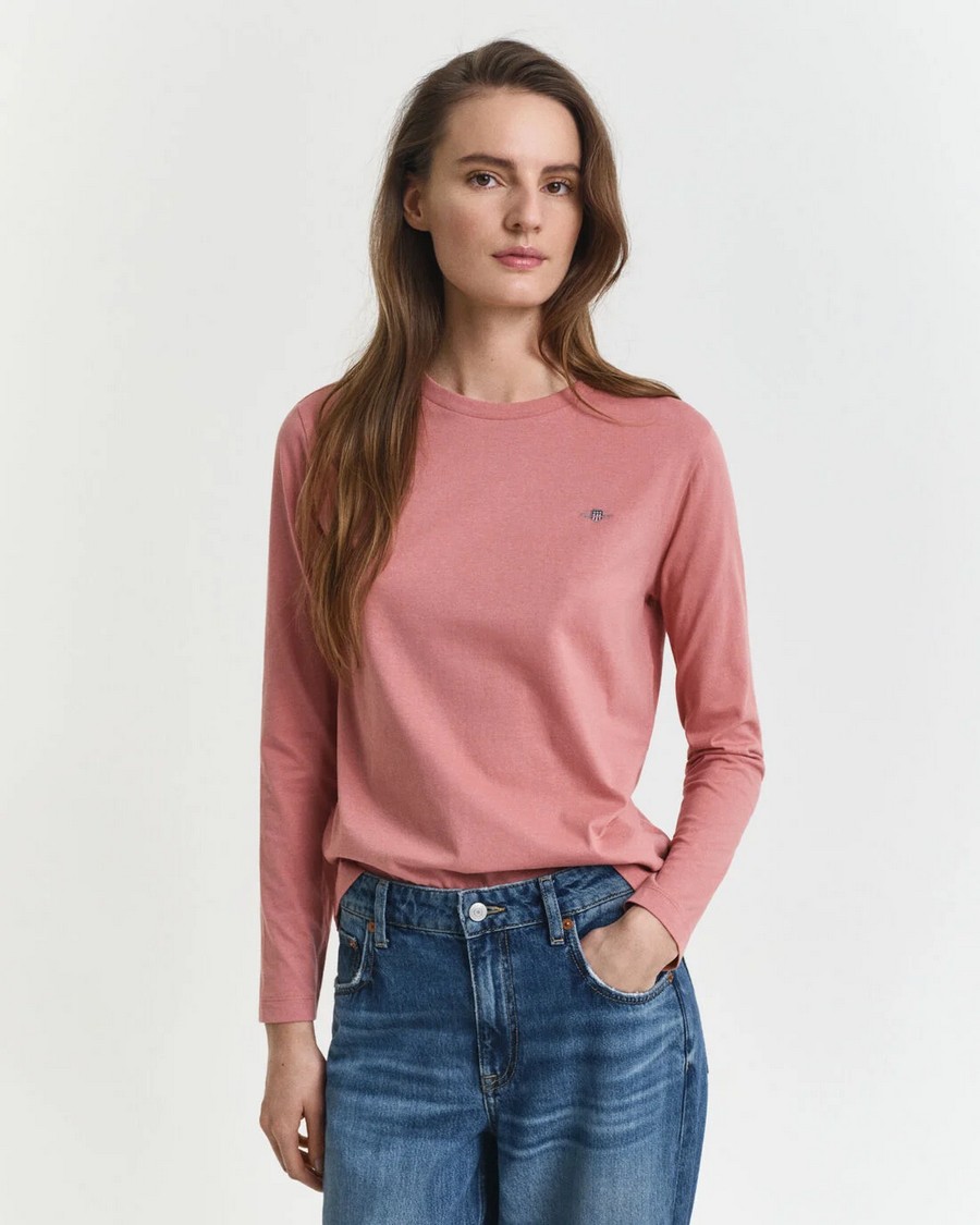 Gant Γυναικείο T-shirt Regular Fit Βαμβακερό φωτογραφία