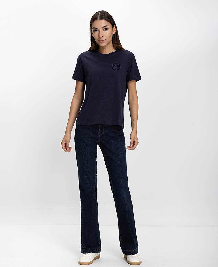 GANT Γυναικείο T-shirt Regular Fit Με Κεντημένο Λογότυπο φωτογραφία