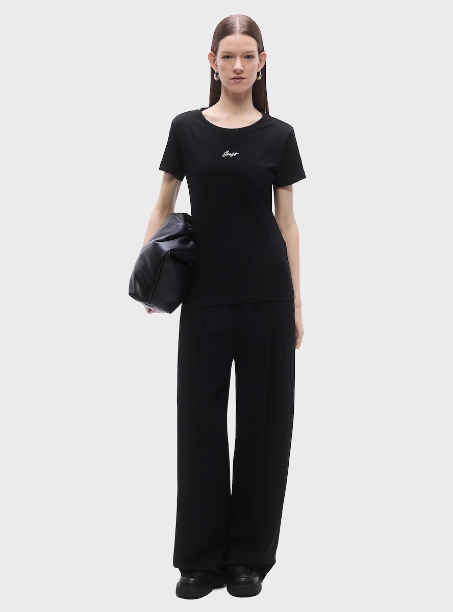 Boss Γυναικείο T-Shirt Βαμβακερό Regular Fit