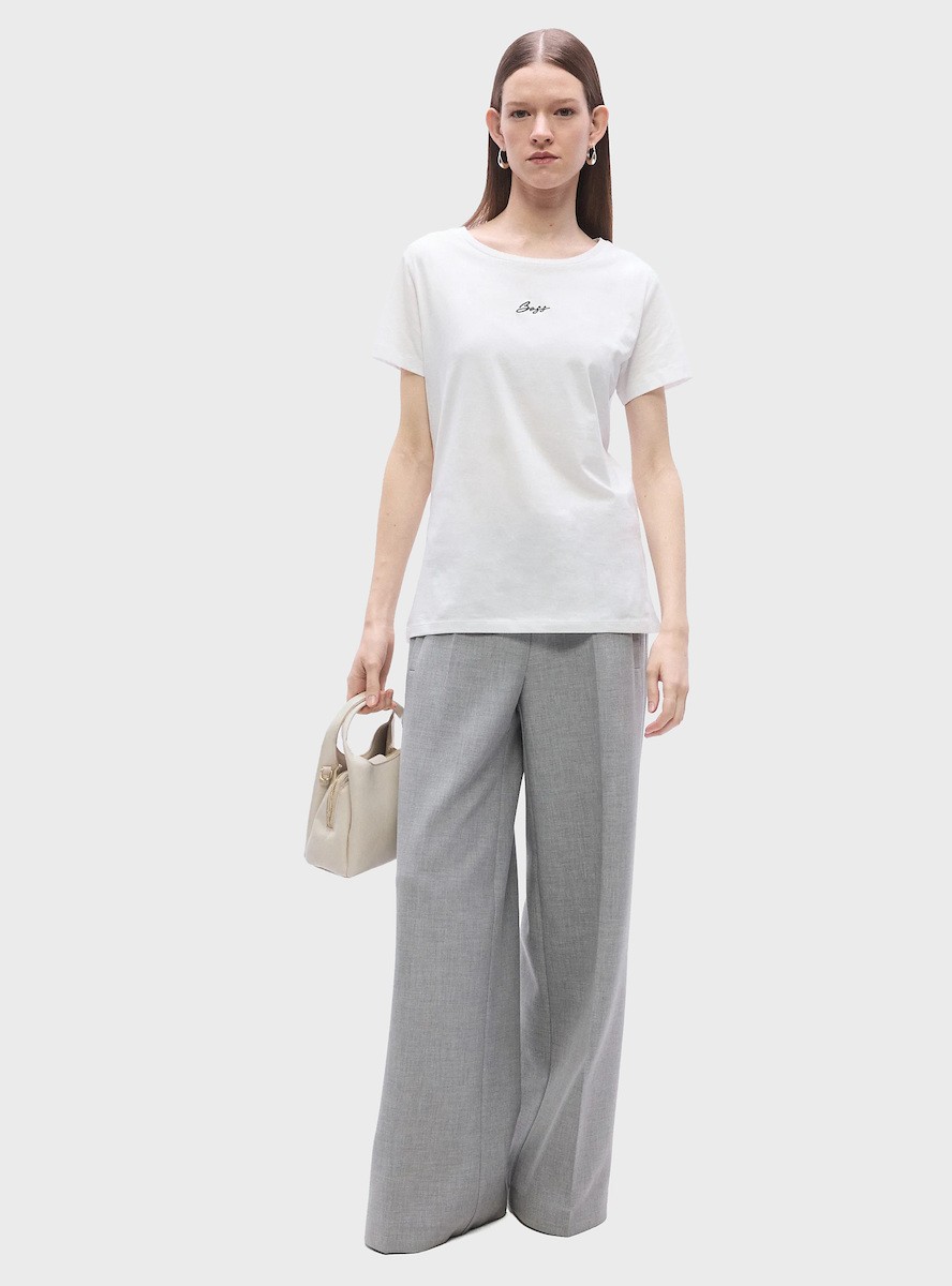 Boss Γυναικείο T-Shirt Βαμβακερό Regular Fit