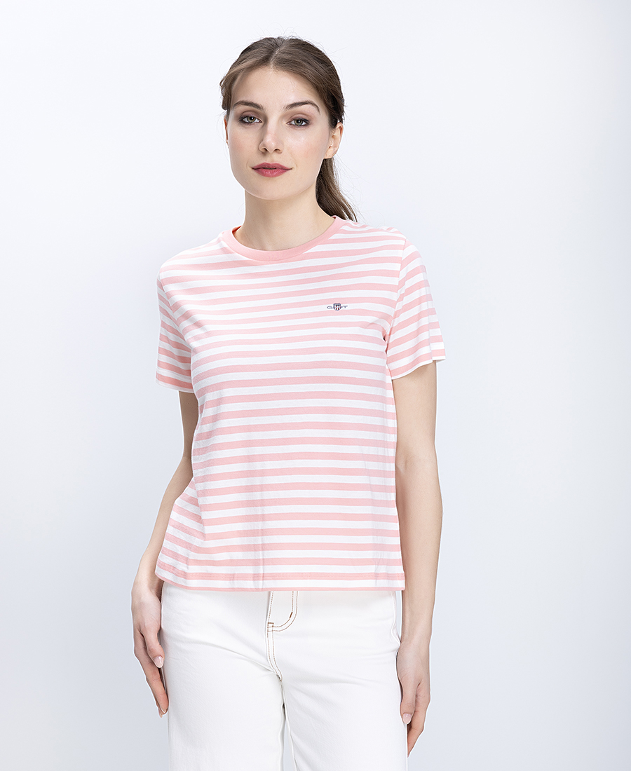 Gant Γυναικεία Μπλούζα Ριγέ Regular Fit Βαμβακερή