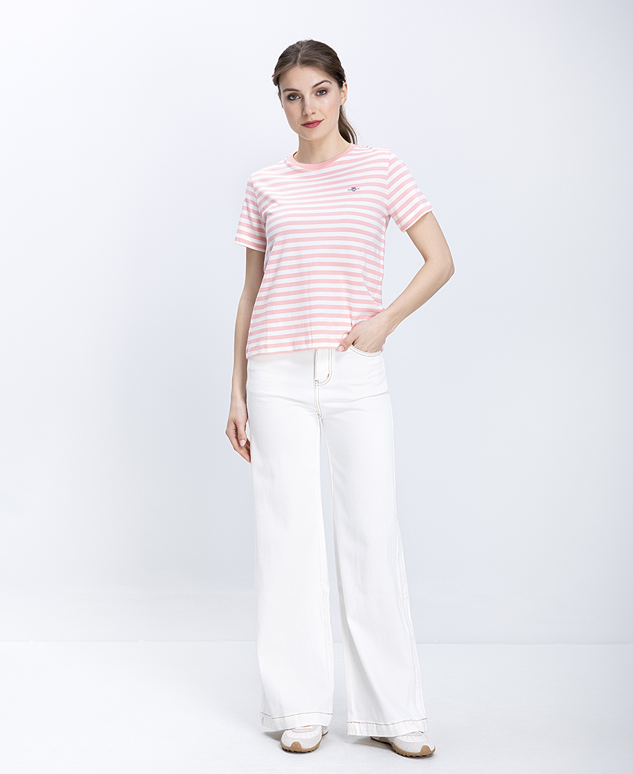 Gant Γυναικεία Μπλούζα Ριγέ Regular Fit Βαμβακερή