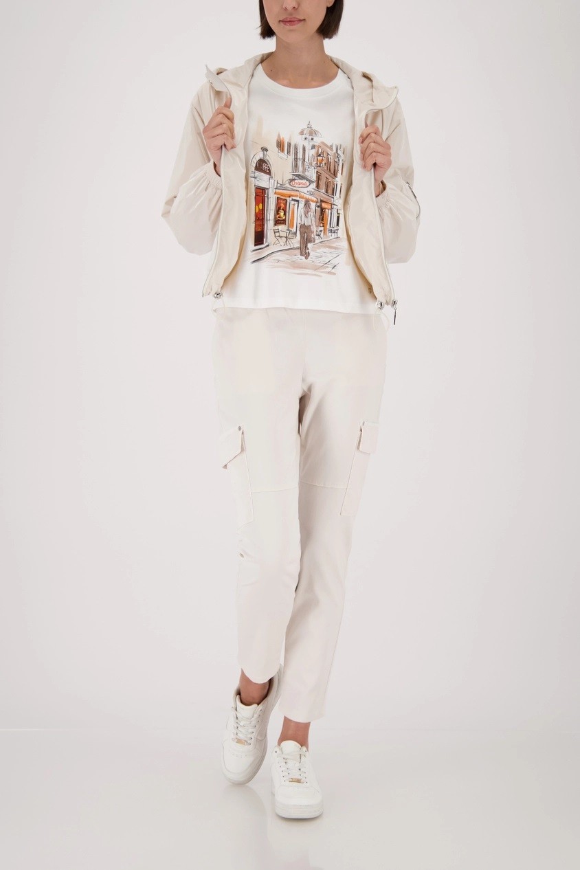 Monari Γυναικείο Βαμβακερό T-Shirt Με Print φωτογραφία