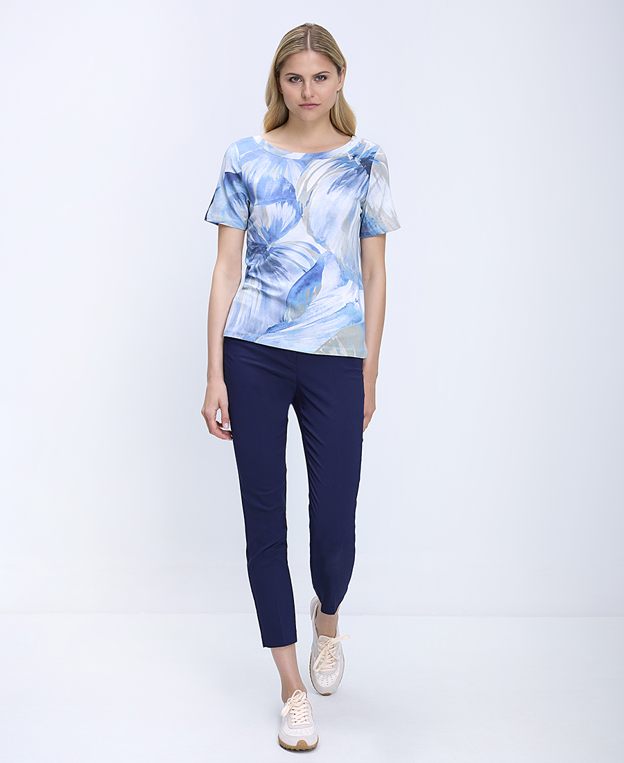 Monari Γυναικεία Μπλούζα Με Floral Print