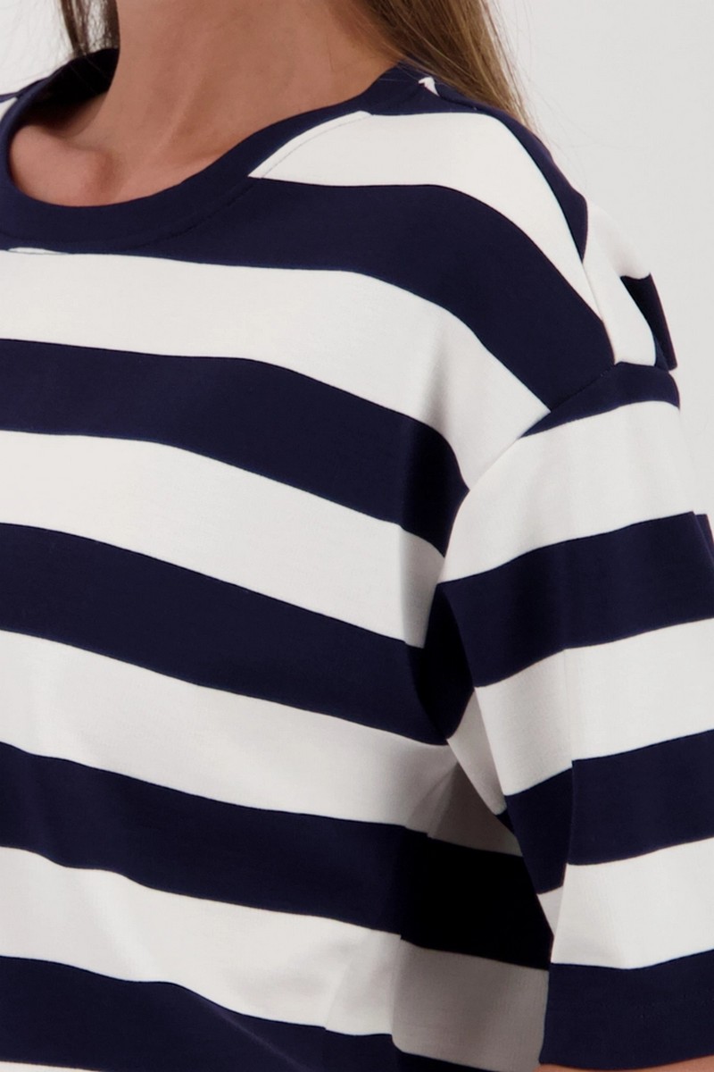Monari Γυναικείο T-Shirt Με Ριγέ Σχέδιο φωτογραφία