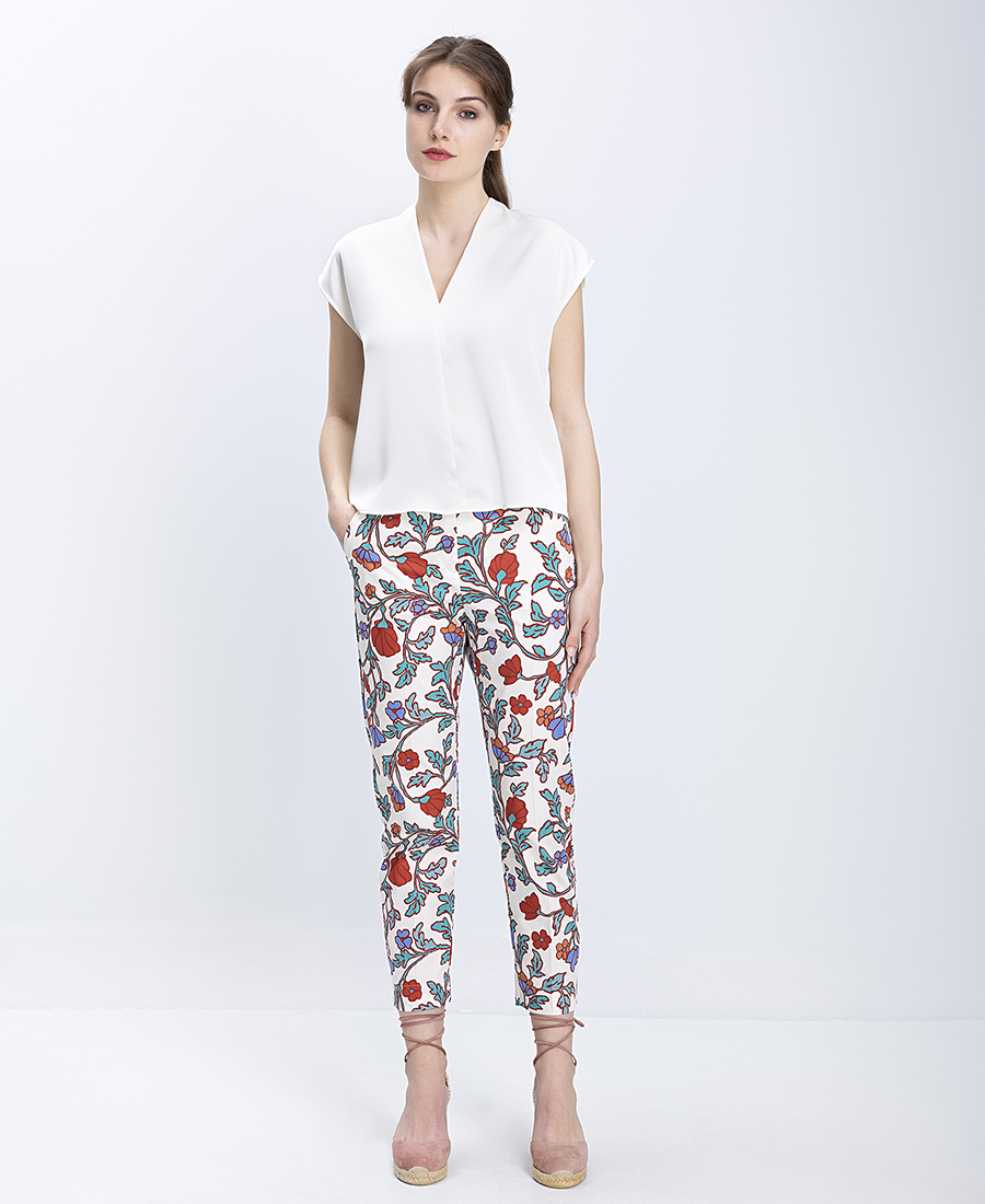 Penny Black Γυναικεία Μπλούζα Με V Λαιμόκοψη Κοντό Μανίκι Regular Fit φωτογραφία