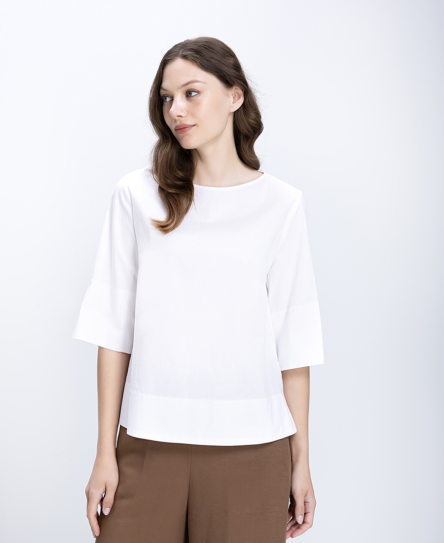 The Abito Γυναικεία Μπλούζα Regular Fit Με Minimal Σχεδιασμό