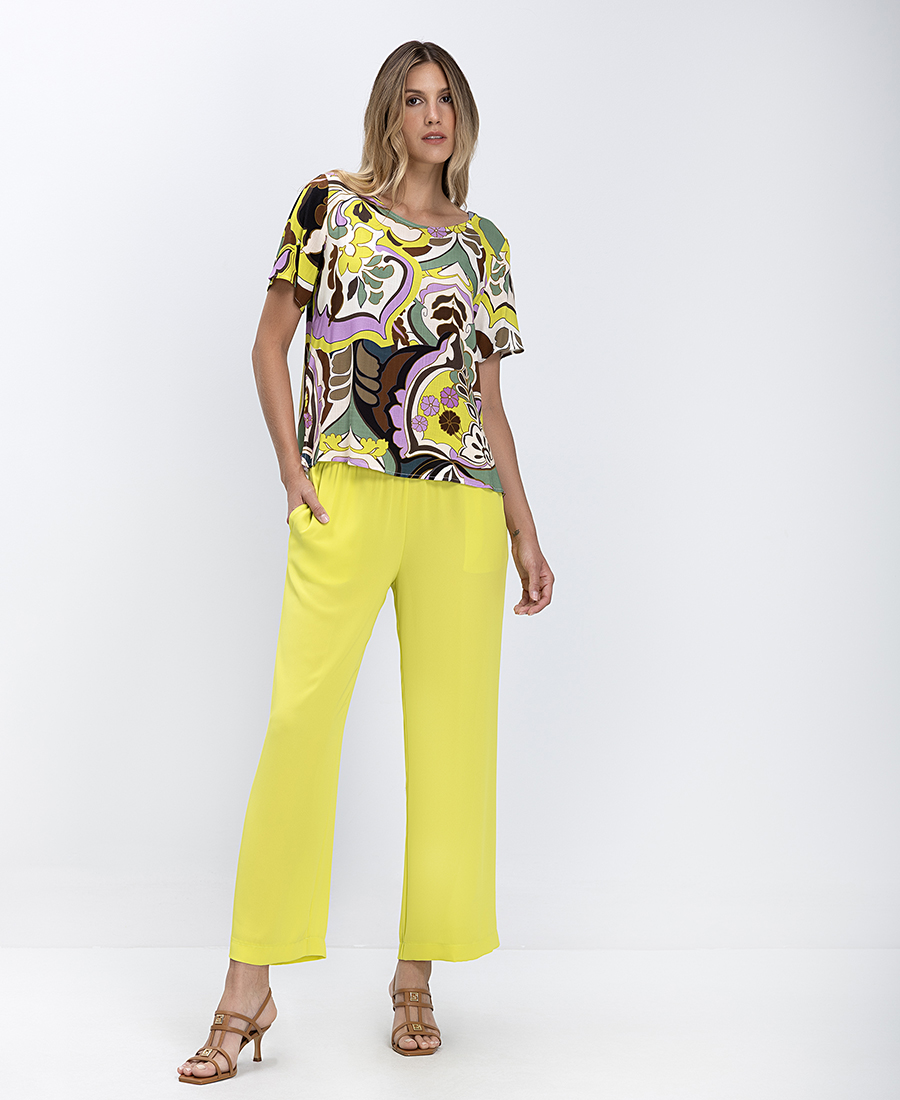 Γυναικεία Μπλούζα Εμπριμέ Regular Fit