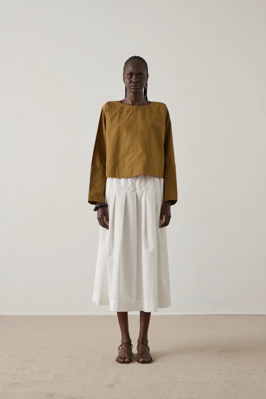 Soeur Γυναικεία Μπλούζα Βαμβακερή Με Μακριά Μανίκια Και Στρογγυλή Λαιμόκοψη φωτογραφία