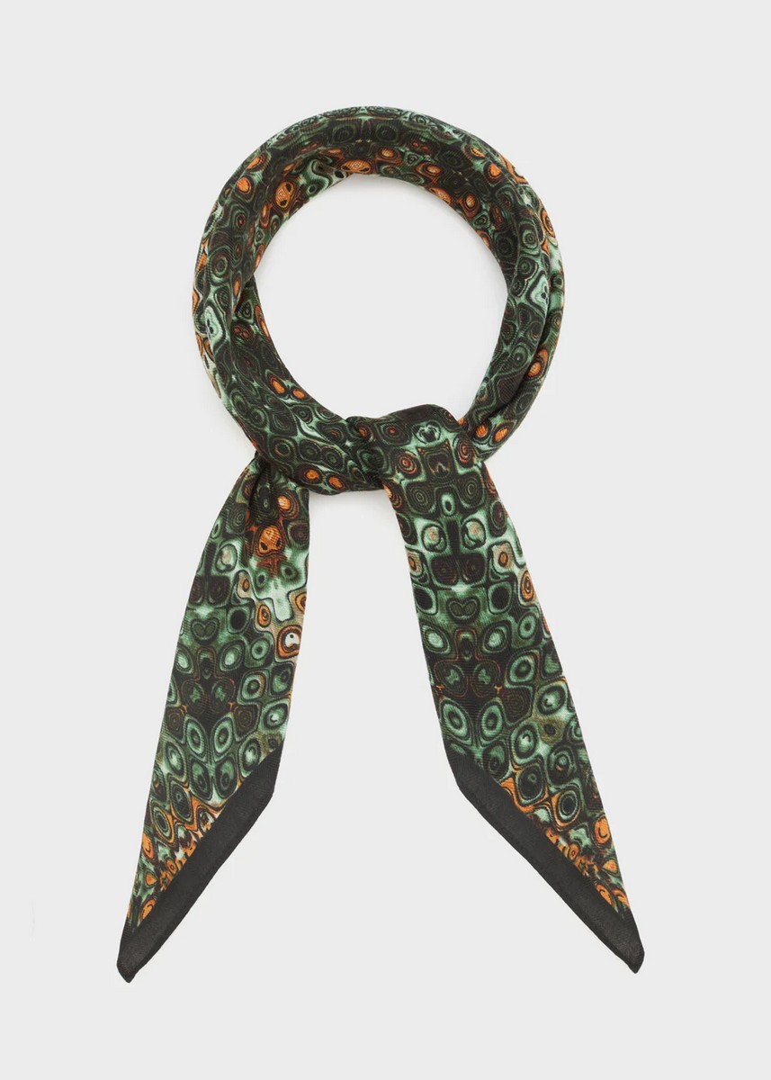 Nali Γυναικείο Μαντήλι Με Γεωμετρικό Μοτίβο φωτογραφία