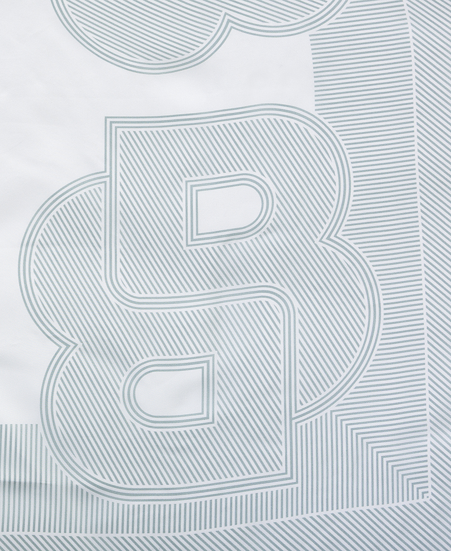 Boss Γυναικείο Μαντήλι Με Geometric Logo Print