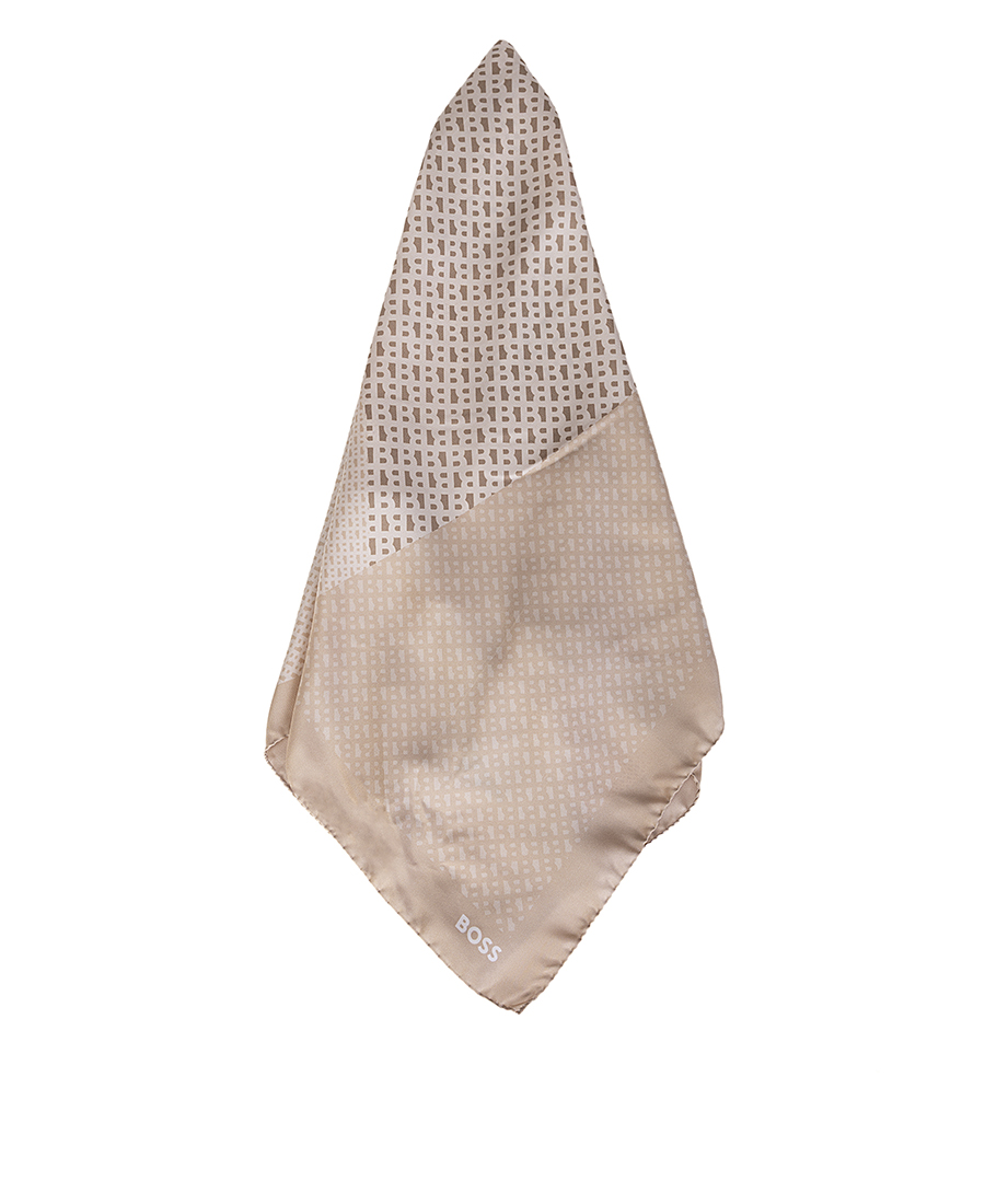 Boss Γυναικείο Μαντήλι Με All Over Monogram Σχέδιο