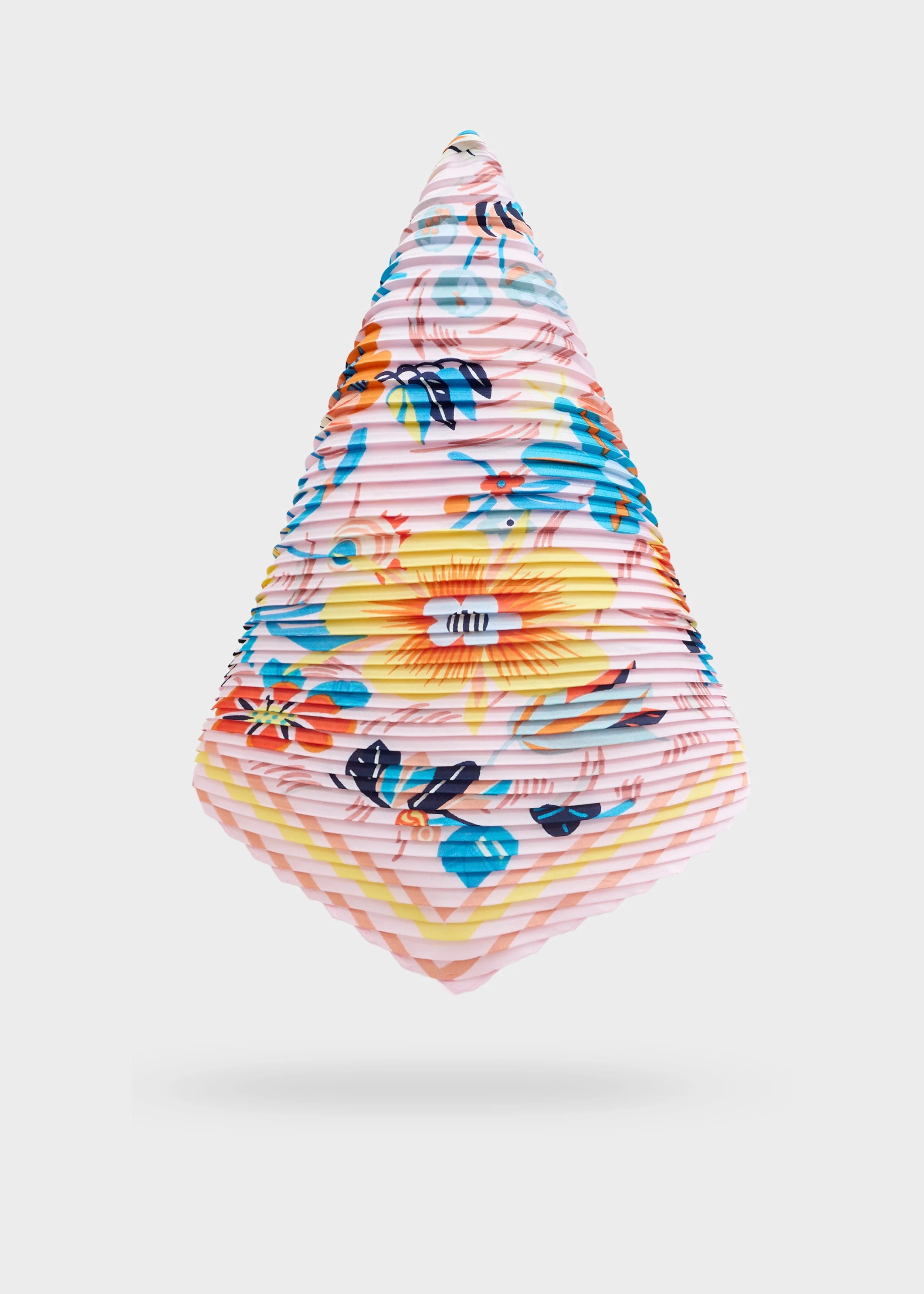 Nali Γυναικείο Πλισέ Φουλάρι Με Floral Print