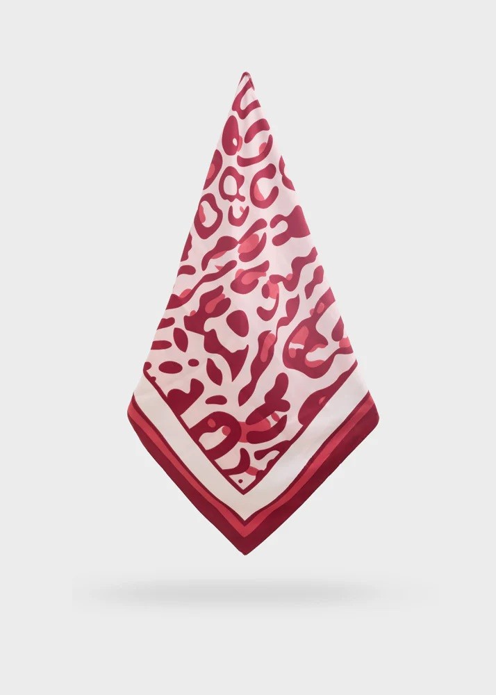 Nali Γυναικείο Φουλάρι Με Animal Print