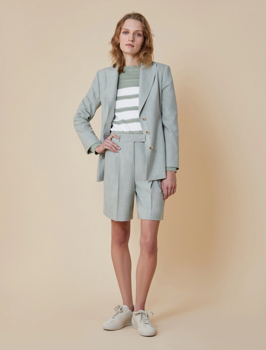 Penny Black Γυναικείο Υφασμάτινο Σορτς Relaxed Fit σε Πράσινο φωτογραφία