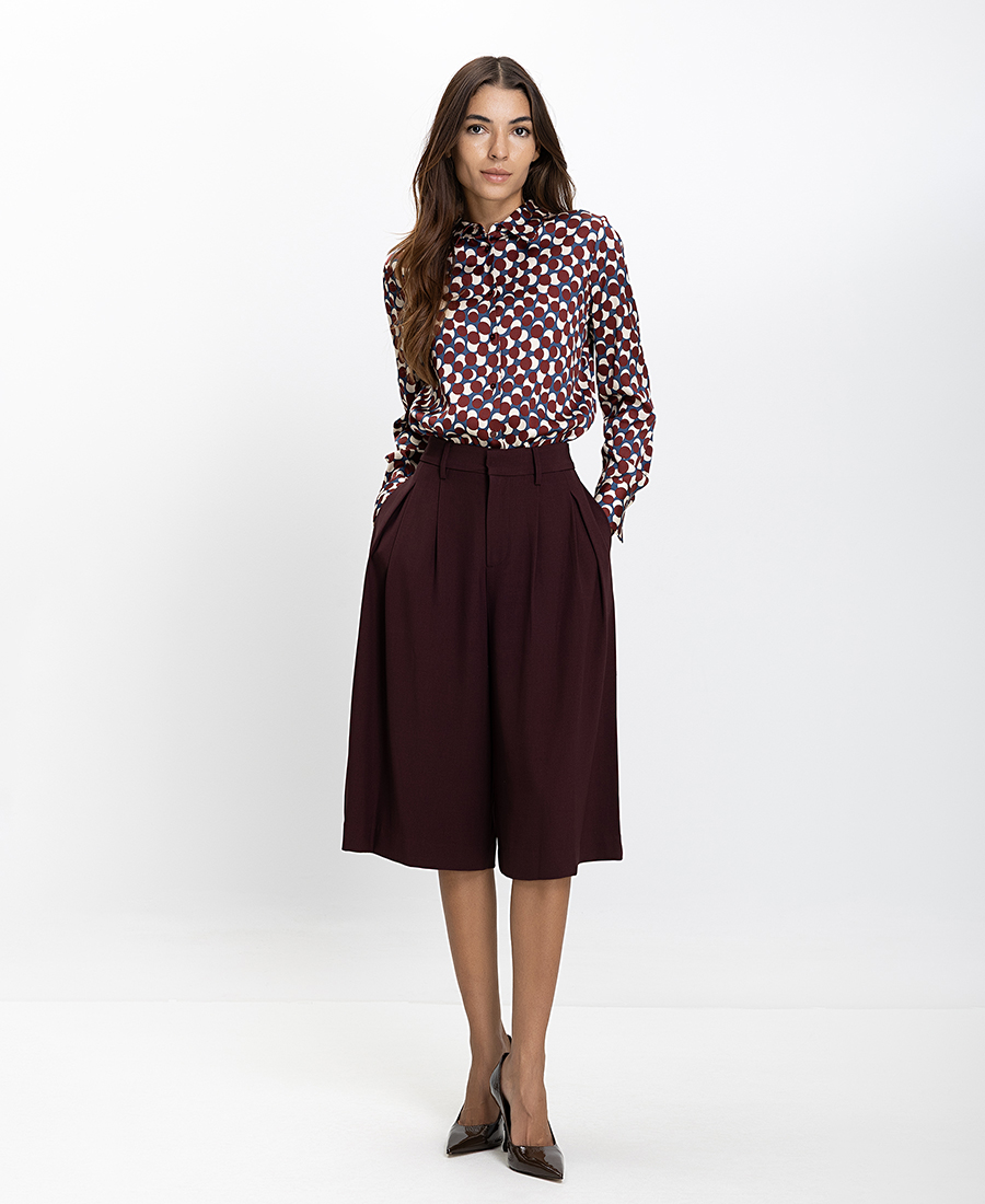 Anonyme Γυναικεία Culotte Regular Fit Με Πιέτες φωτογραφία