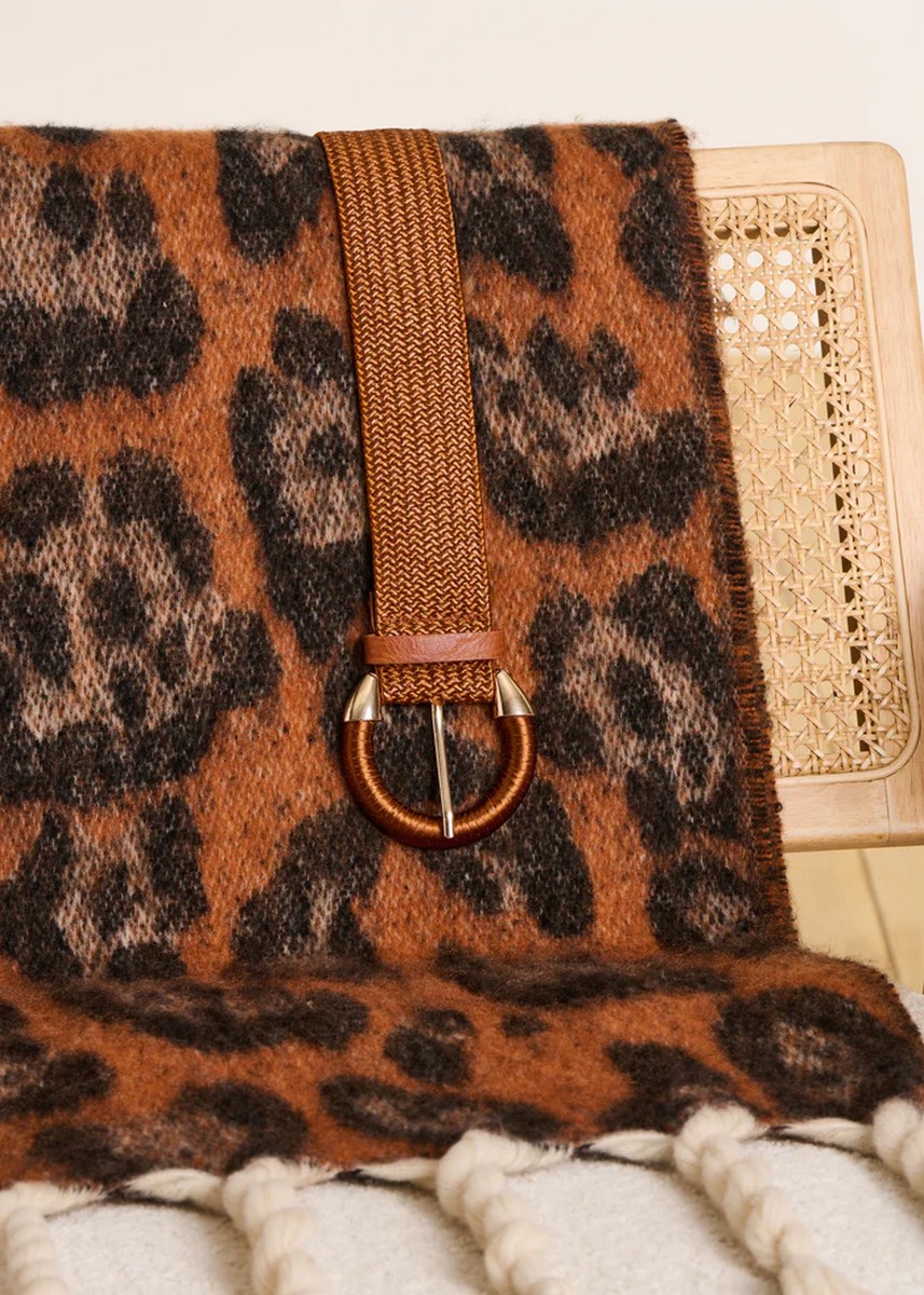 La Fee Maraboutee Γυναικεία Πλεκτή Ζώνη Με Στρογγυλή Αγκράφα φωτογραφία