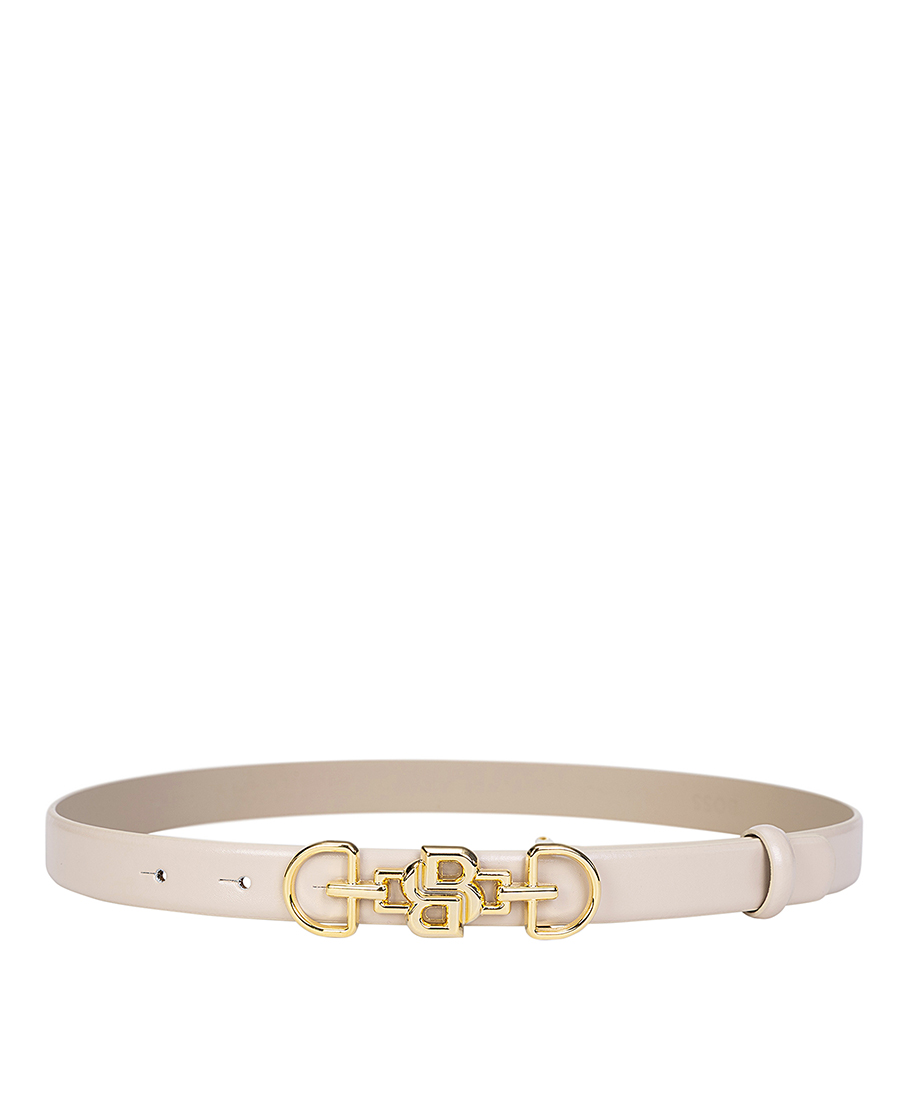 Boss Γυναικεία Ζώνη Με Logo Μεταλλική Αγκράφα