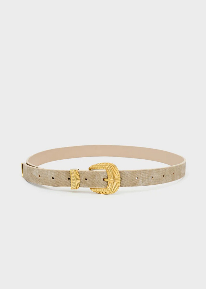 Nali Γυναικεία Ζώνη Με Μεταλλική Αγκράφα Regular Fit