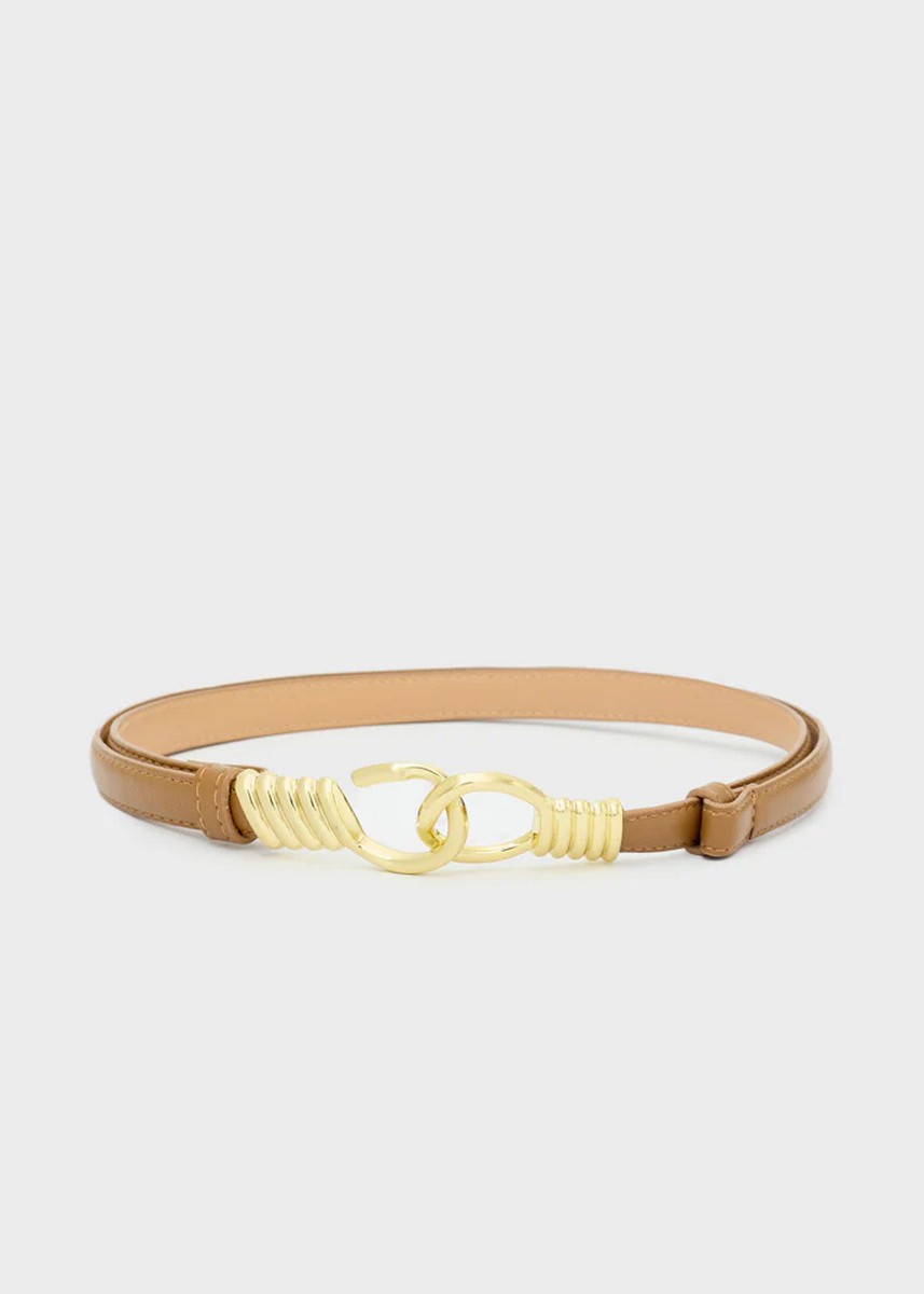 Nali Γυναικεία Ζώνη Με Διακοσμητική Αγκράφα Regular Fit