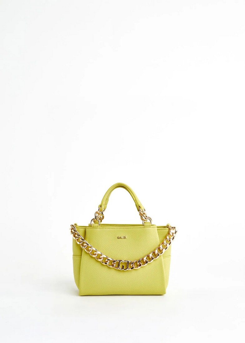 Gaudi Gaudi Mini Τσάντα Χειρός σε Κίτρινο