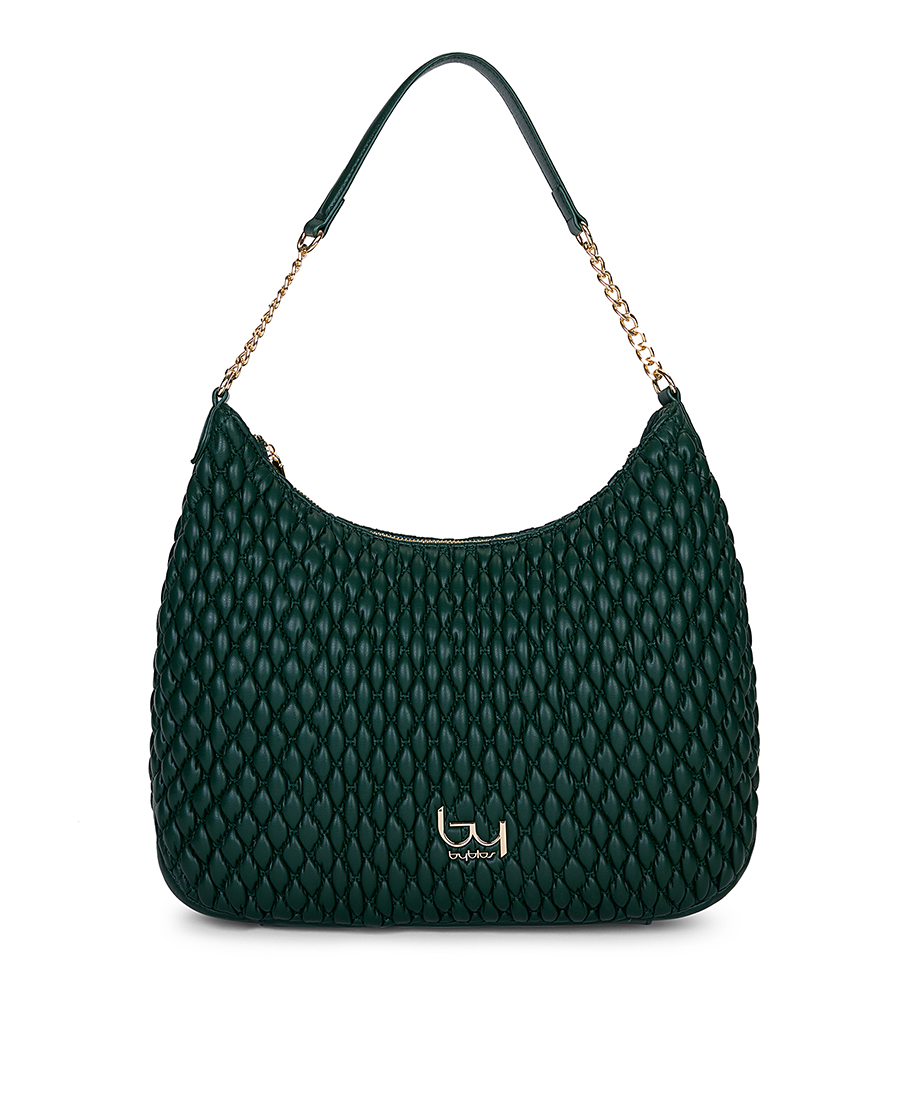 Byblos Γυναικεία Τσάντα Ώμου Καπιτονέ σε Πράσινο