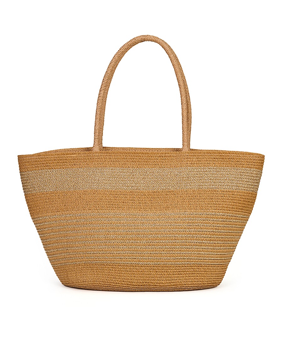 In Linea Firenze Γυναικεία Τσάντα Tote Χειρός Καλοκαιρινή Ψάθινη