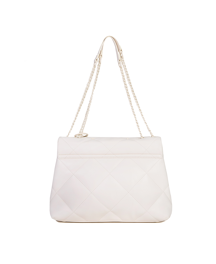 L'Atelier du Sac Γυναικεία Τσάντα Ώμου Καπιτονέ Εκρού φωτογραφία