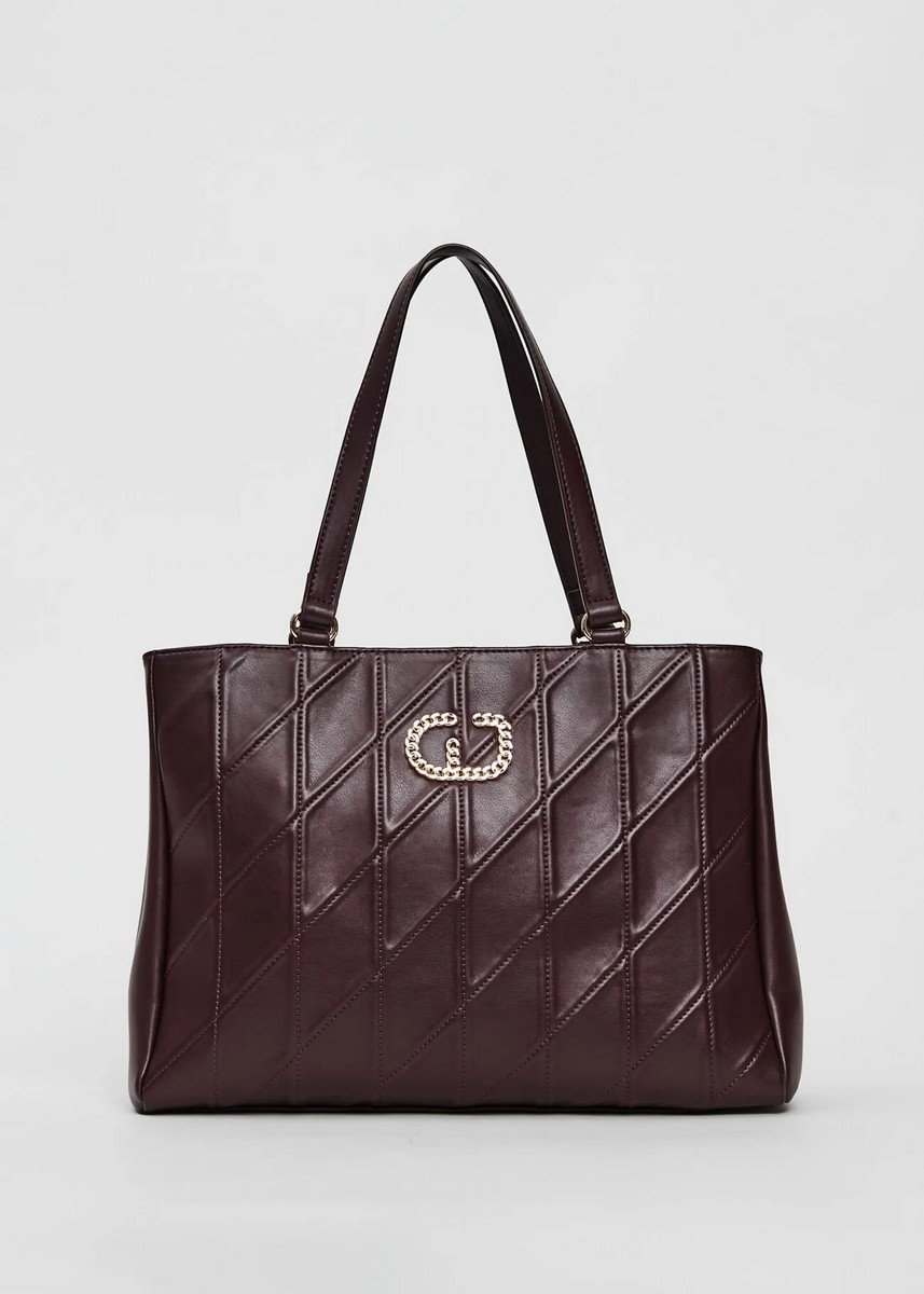 Gaudi Γυναικεία Shopper Τσάντα Με Καπιτονέ Σχέδιο