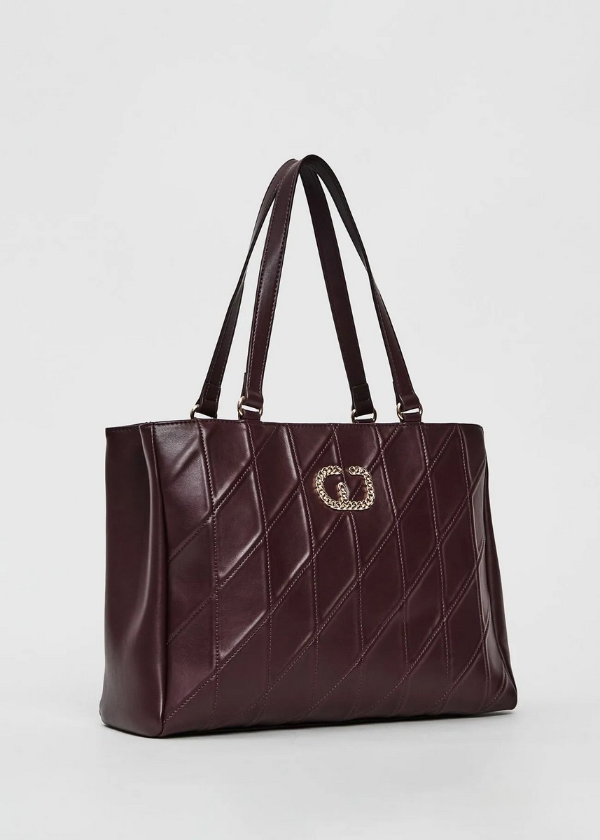 Gaudi Γυναικεία Shopper Τσάντα Με Καπιτονέ Σχέδιο φωτογραφία