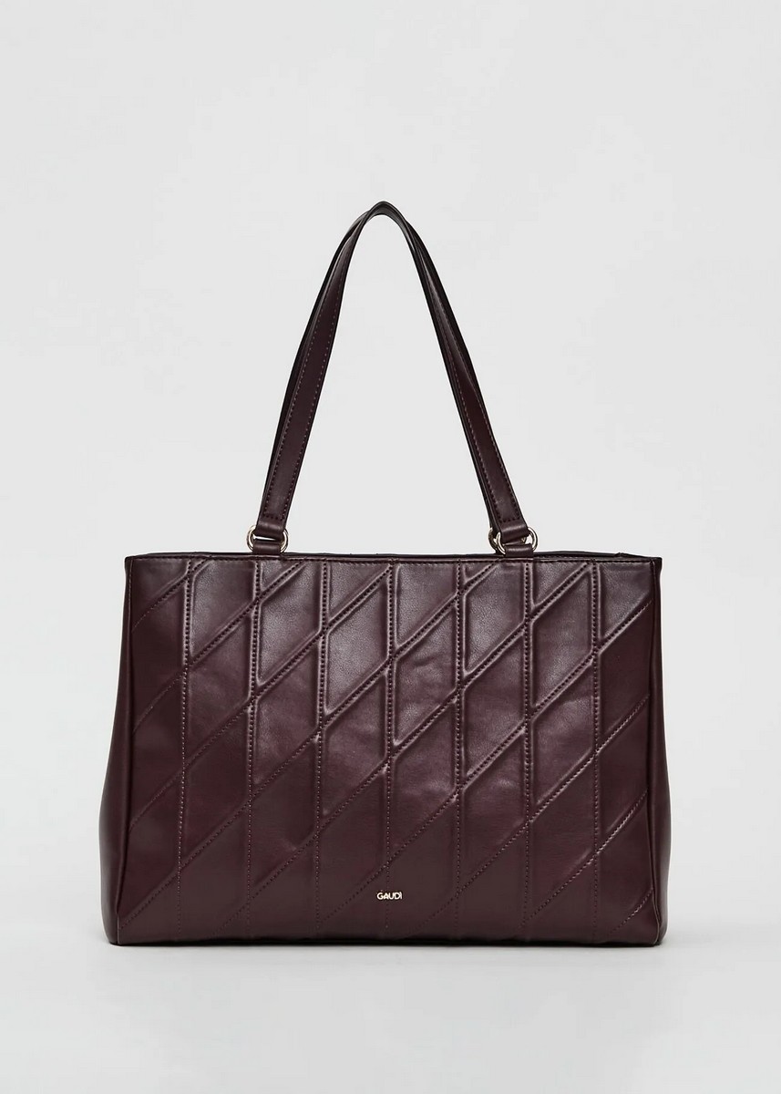 Gaudi Γυναικεία Shopper Τσάντα Με Καπιτονέ Σχέδιο φωτογραφία