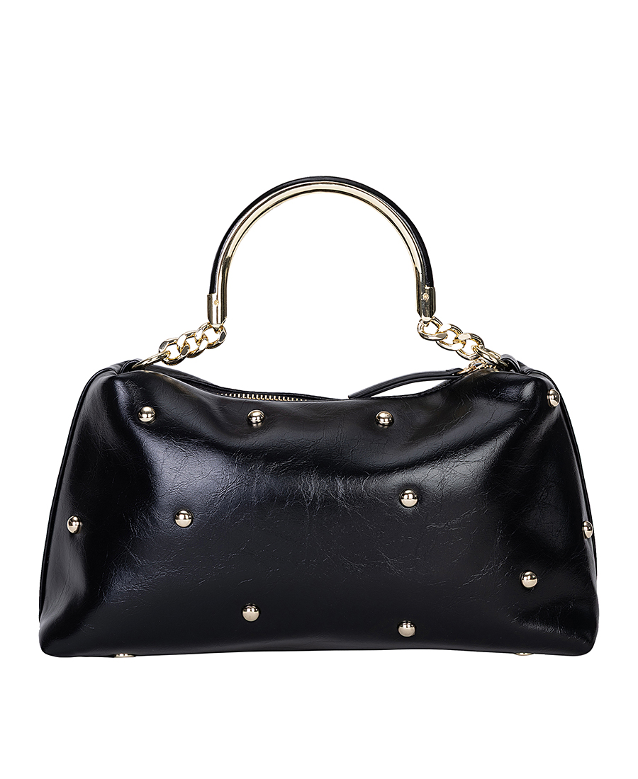 L’Atelier Du Sac Γυναικεία Τσάντα Χειρός Με Μεταλλικό Χερούλι Και Studs φωτογραφία