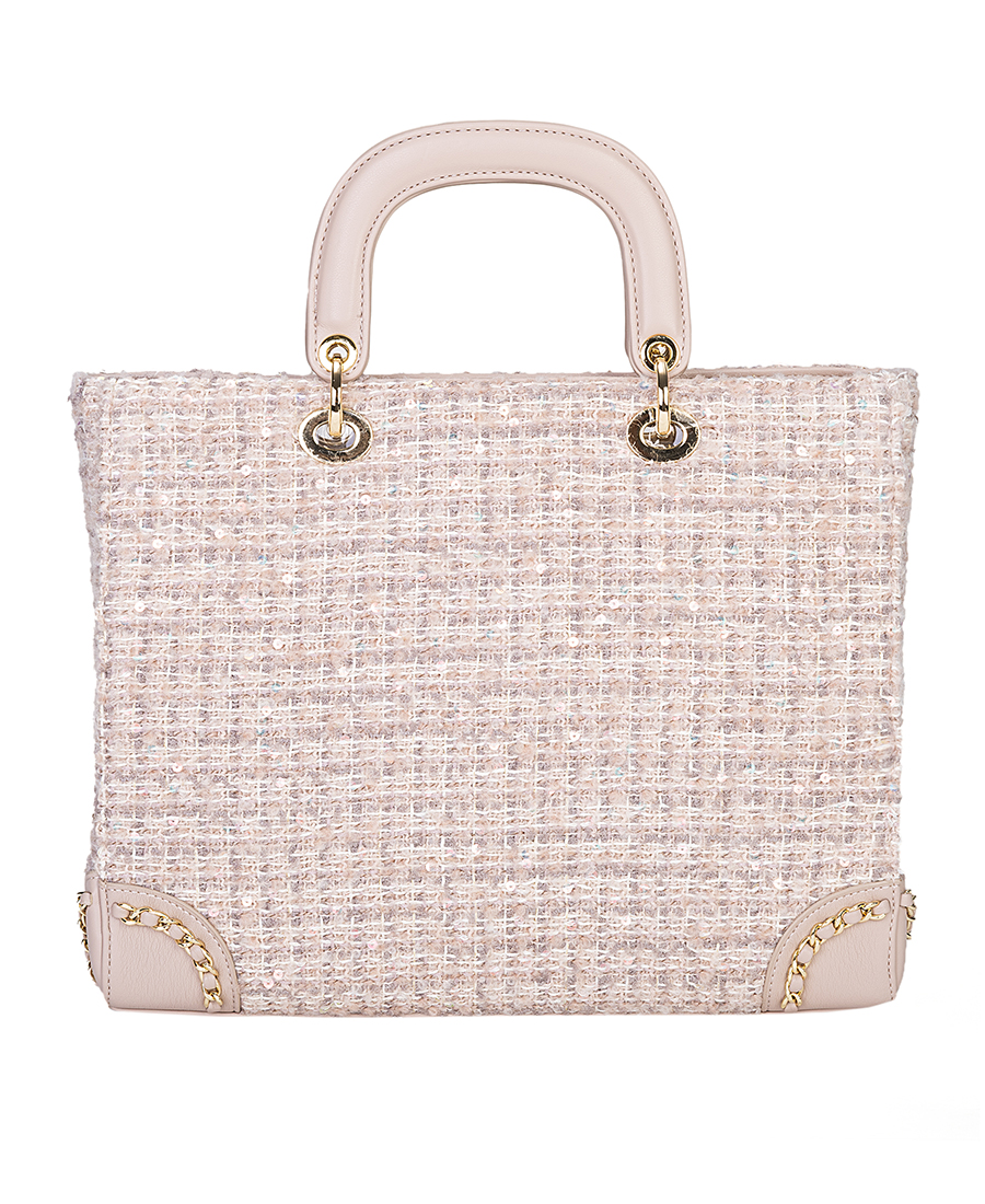 L’Atelier Du Sac Γυναικεία Τσάντα Χειρός Με Υφή Tweed Eco Pelle φωτογραφία