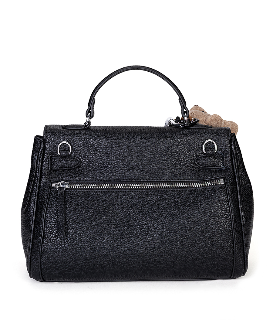 Pashbag Milano Γυναικεία Τσάντα Χειρός Με Teddy Charm Και Utility Λεπτομέρειες φωτογραφία