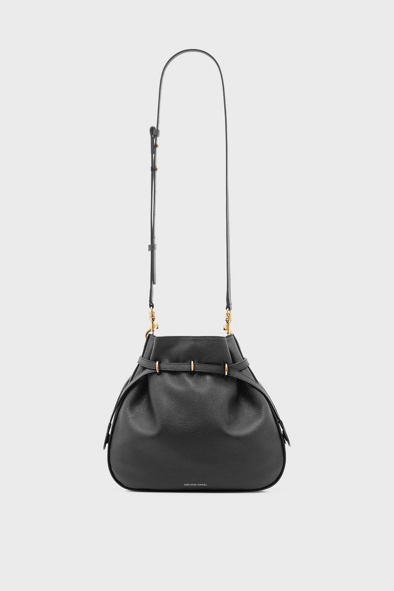 Gerard Darel Γυναικεία Δερμάτινη Τσάντα Mini Romy Bucket