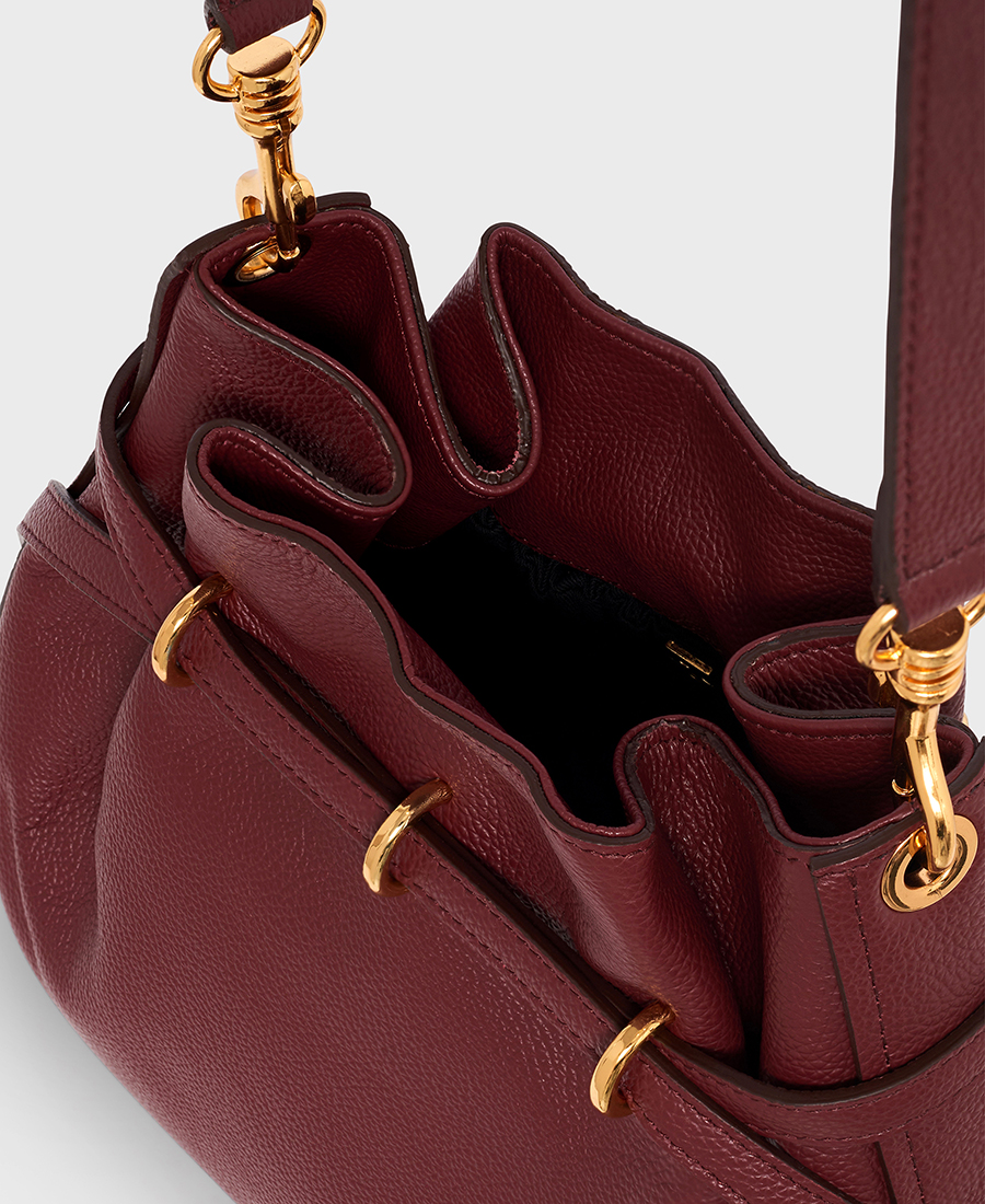 Gerard Darel Γυναικεία Δερμάτινη Τσάντα Mini Romy Bucket φωτογραφία