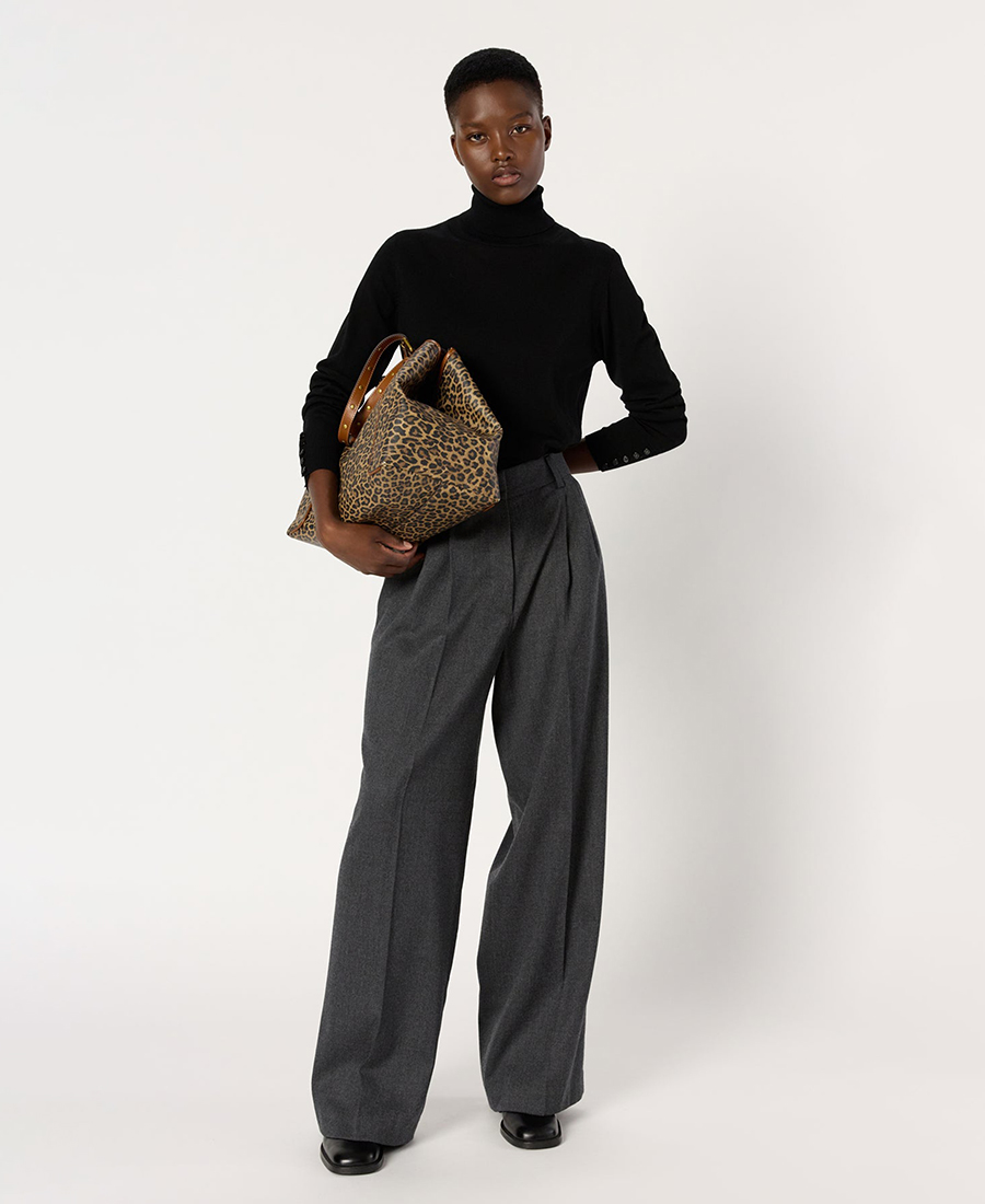 Gerard Darel Γυναικεία Τσάντα με Λεοπάρ Μοτίβο φωτογραφία