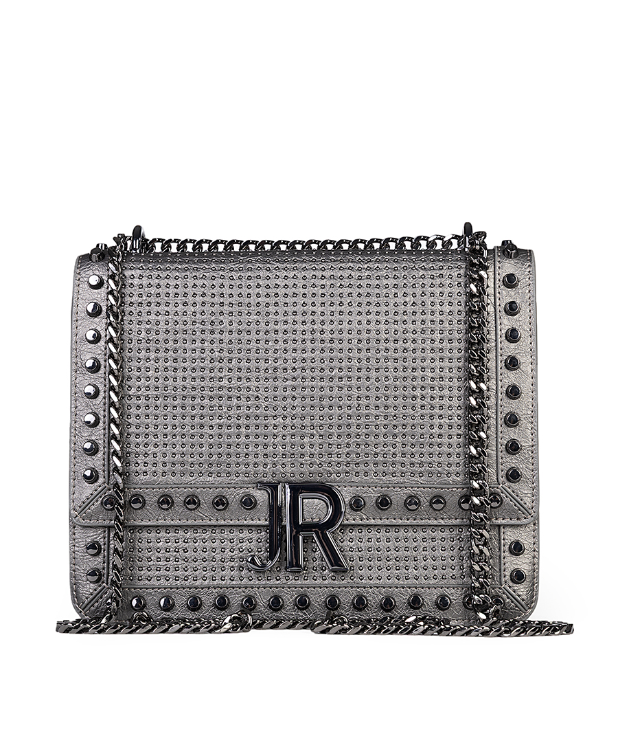 John Richmond Γυναικεία Τσάντα Ώμου Με Τρουκς από Οικολογικό Δέρμα