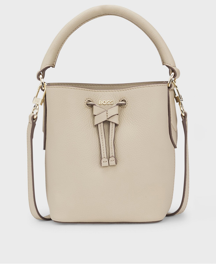 Boss Γυναικεία Τσάντα Crossbody Bucket Lenah Sm Κανονική Γραμμή