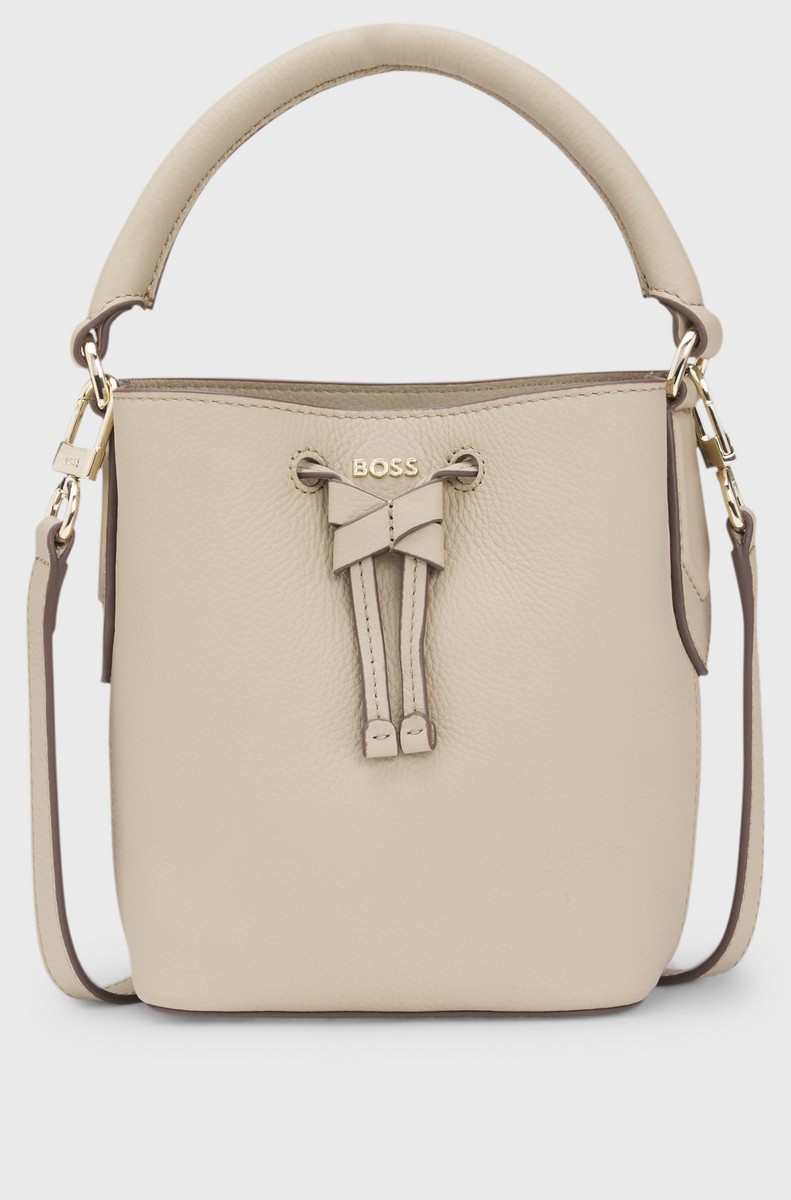 Boss Γυναικεία Τσάντα Crossbody Bucket Lenah Sm Κανονική Γραμμή