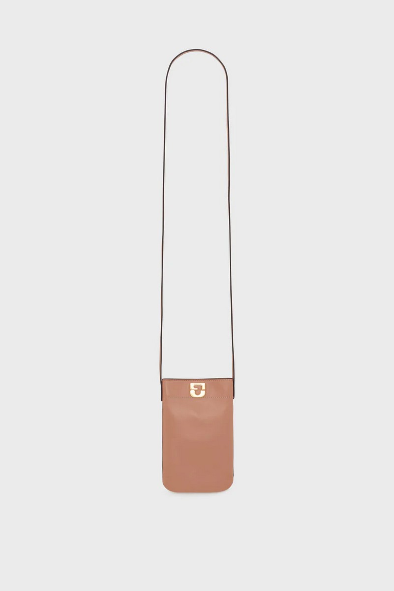 Gerald Darel Gerald Darel Θήκη Τηλεφώνου Crossbody Δερμάτινη Με Μεταλλικό Κούμπωμα